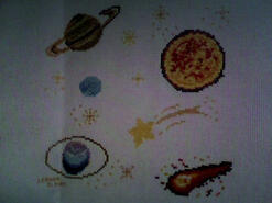 Cross stitch square for Agnes P's quilt