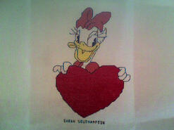 Cross stitch square for Harrison U's quilt