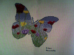 Cross stitch square for Chloe R's quilt