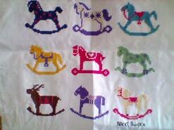 Cross stitch square for Jessica F's quilt