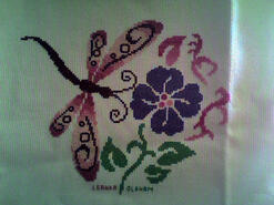 Cross stitch square for Calleigh C's quilt