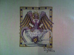 Cross stitch square for Wynter-Rose's quilt