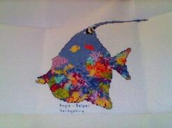 Cross stitch square for Cerys H's quilt