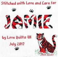 Cross stitch square for Jamie S's quilt