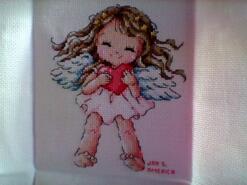 Cross stitch square for Caitlin W's quilt
