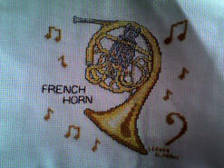 Cross stitch square for Daniel R 1's quilt