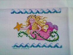 Cross stitch square for Abigail L's quilt