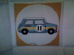 Cross stitch square for Christian's quilt