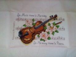 Cross stitch square for Toni C's quilt