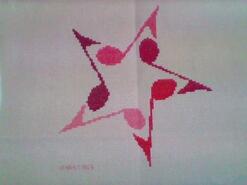 Cross stitch square for Toni C's quilt
