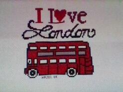 Cross stitch square for Sadie H's quilt
