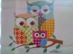 Cross stitch square for Olivia W's quilt