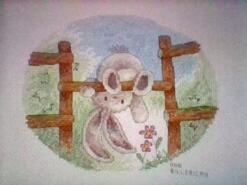 Cross stitch square for Olivia W's quilt