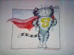 Cross stitch square for Noah H's quilt