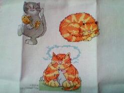 Cross stitch square for Noah H's quilt