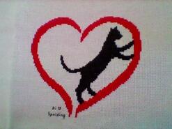 Cross stitch square for Noah H's quilt