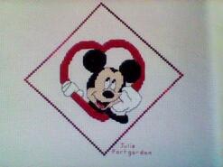 Cross stitch square for Benjamin B's quilt