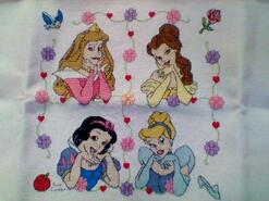 Cross stitch square for Chelsea T's quilt