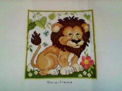 Cross stitch square for Bella T's quilt