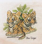 Cross stitch square for Bella T's quilt