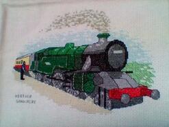 Cross stitch square for Alfie J's quilt