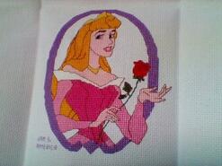 Cross stitch square for Heidi-Lee's quilt