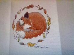 Cross stitch square for George W's quilt