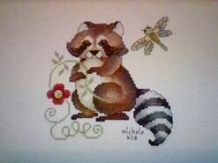 Cross stitch square for George W's quilt