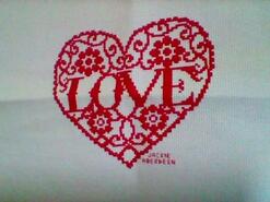 Cross stitch square for Elisha T's quilt