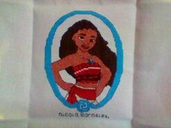 Cross stitch square for Millie D's quilt