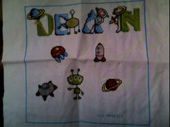 Cross stitch square for Dean B's quilt