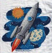 Cross stitch square for Dean B's quilt