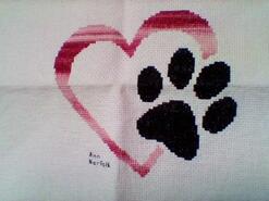 Cross stitch square for Ellie Mae P's quilt