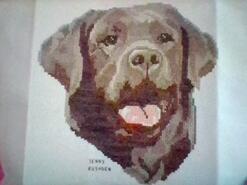 Cross stitch square for Ellie Mae P's quilt