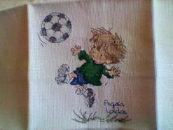 Cross stitch square for Mason C's quilt