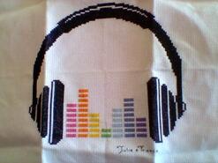 Cross stitch square for Elliot E's quilt