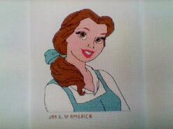 Cross stitch square for Olivia-Grace's quilt