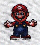 Cross stitch square for Samuel W's quilt