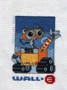 Cross stitch square for Samuel W's quilt