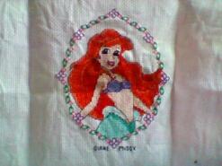 Cross stitch square for Lucy S's quilt