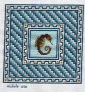 Cross stitch square for Harry L's quilt