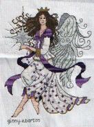 Cross stitch square for Amelia Rose's quilt
