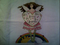 Cross stitch square for Amelia Rose's quilt