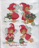 Cross stitch square for Amelia Rose's quilt