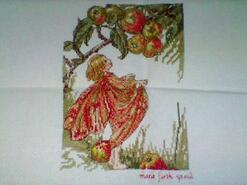 Cross stitch square for Florie-Rae's quilt
