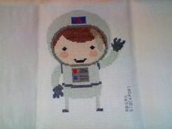 Cross stitch square for Kieran S's quilt