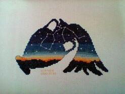 Cross stitch square for Kieran S's quilt