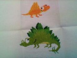 Cross stitch square for Luke B's quilt