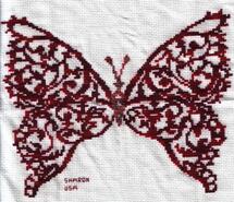 Cross stitch square for Summer P's quilt