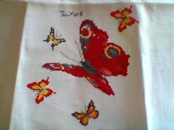 Cross stitch square for Keira A's quilt